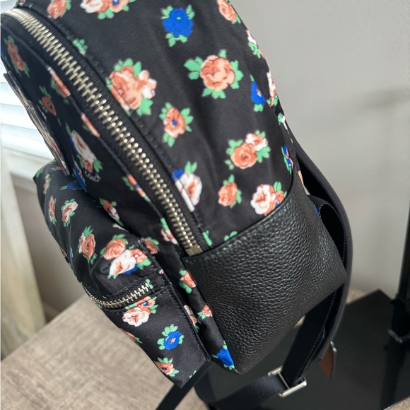 NWT COACH CHARLIE MINI BACKPACK IN TEA ROSE FLORAL PRINT NYLON F57636 - Picture 5 of 9
